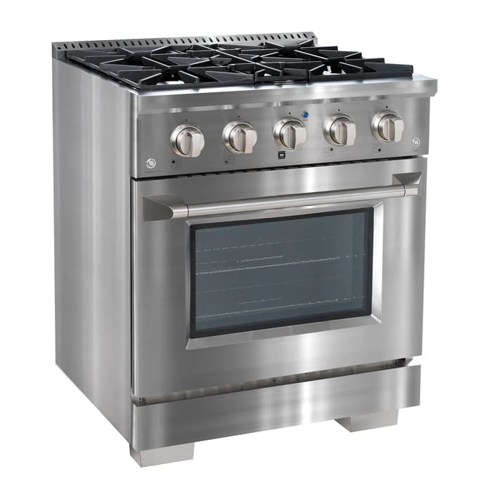 Ancona 30" 4.2 cu. Ft. Dual Fuel Range with 4 Burners