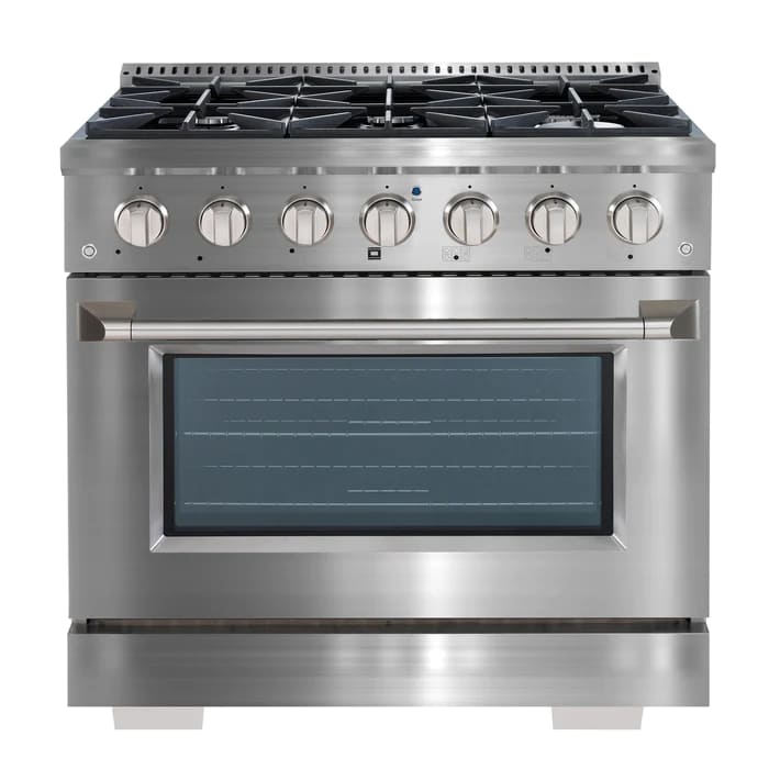 Ancona 36" 5.2 cu. Ft. Dual Fuel Range with 6 Burners