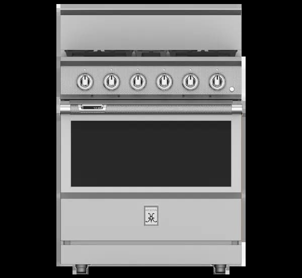 Hestan KRD Series 30" Steeletto Pro Style Dual Fuel Natural Gas Range