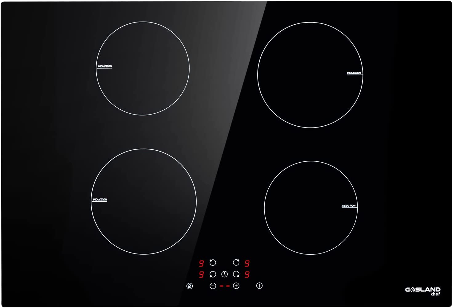 how to turn on gasland chef induction cooktop