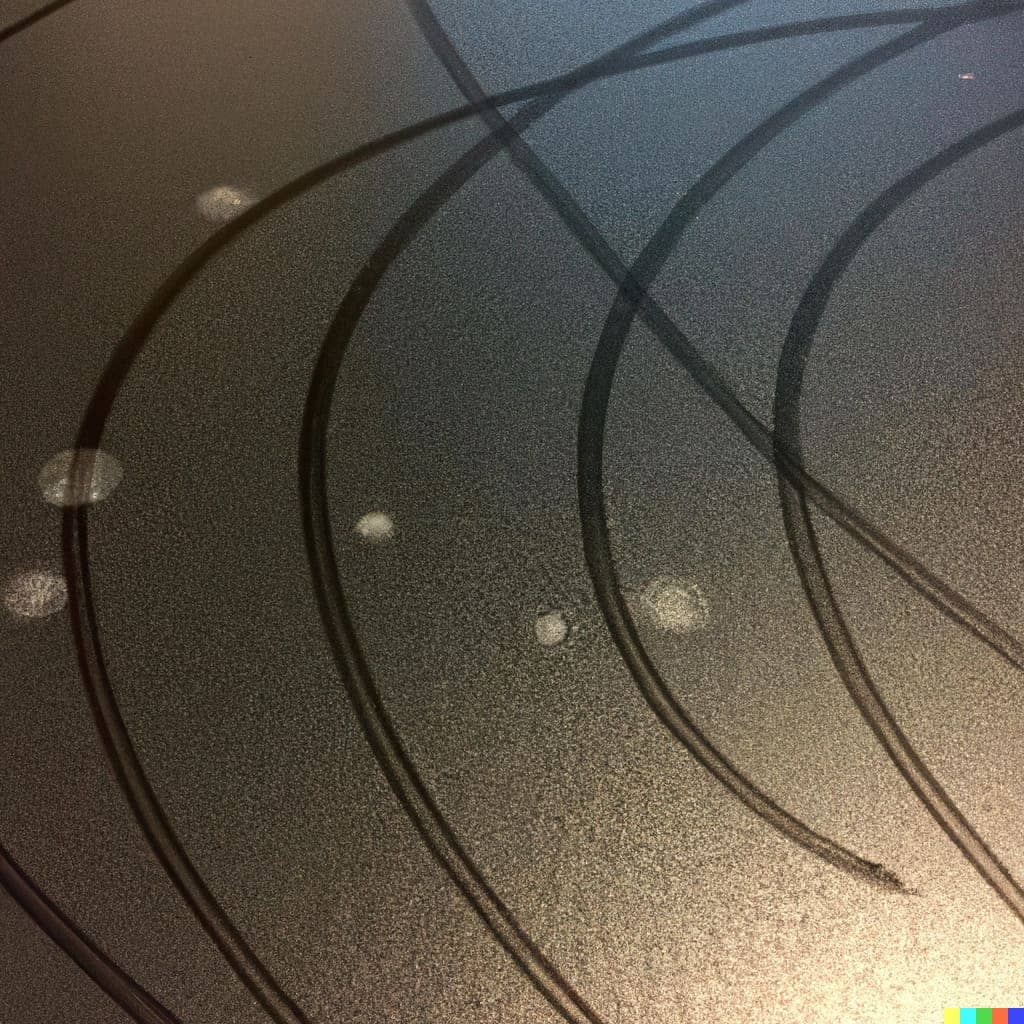 what are scratches on induction cooktop