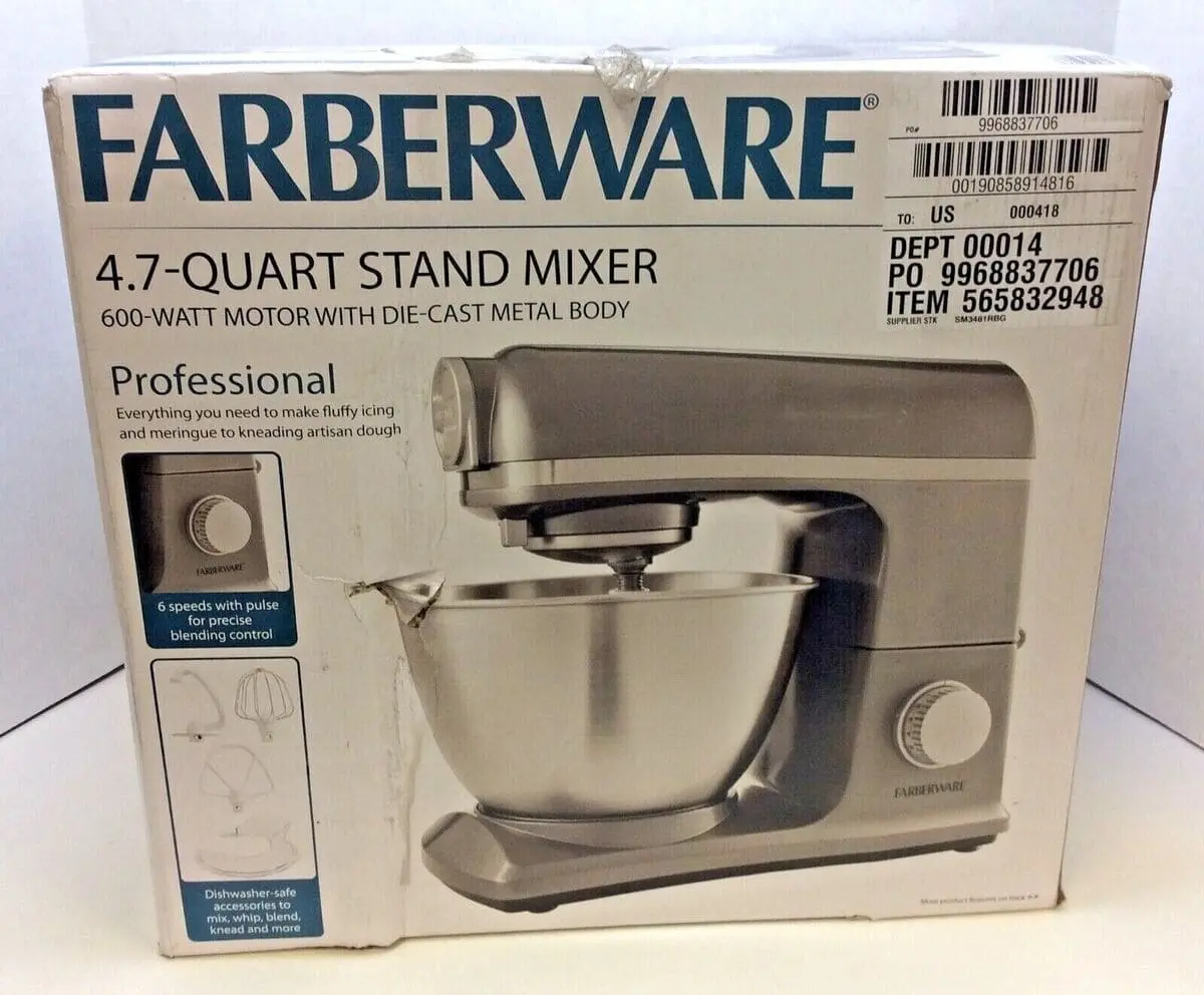 does farberware stand mixer have attachments