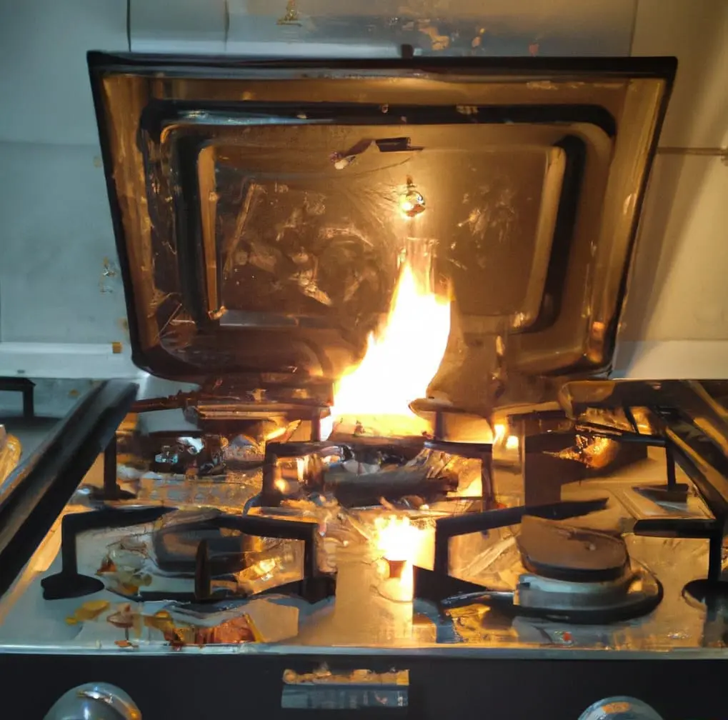 what can cause an electric stove to explode