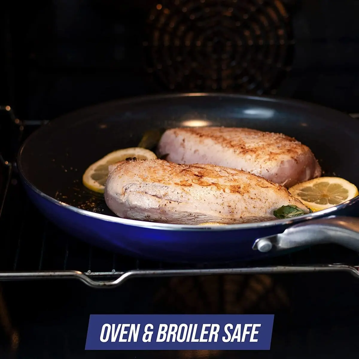 is blue diamond cookware oven safe